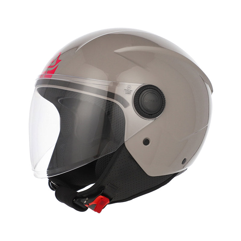 Acerbis Jet Brezza Helmet Grey