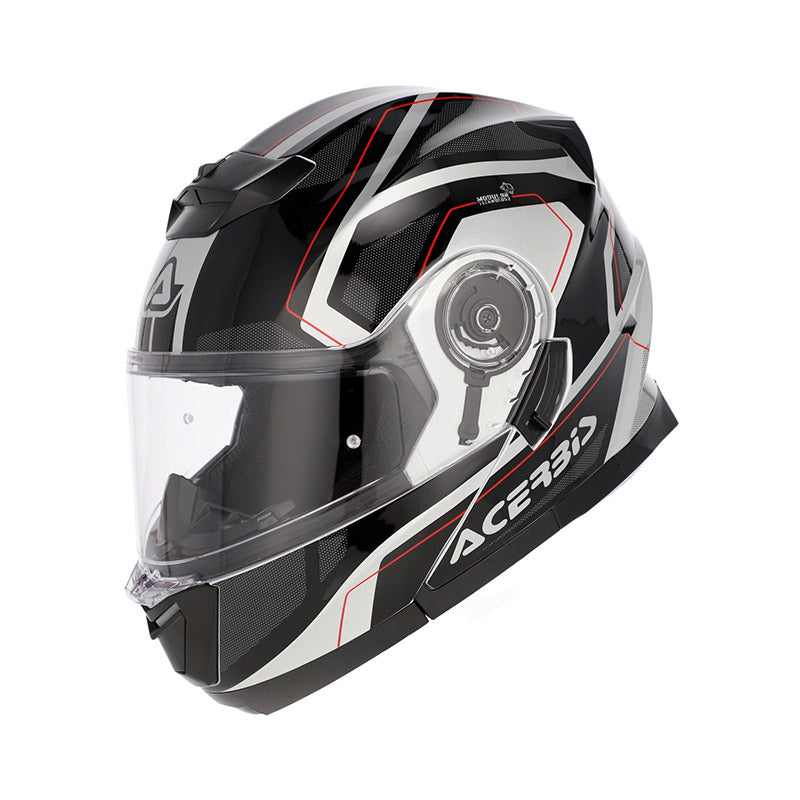 Acerbis Serel 2206 Modular Helmet Black Silver
