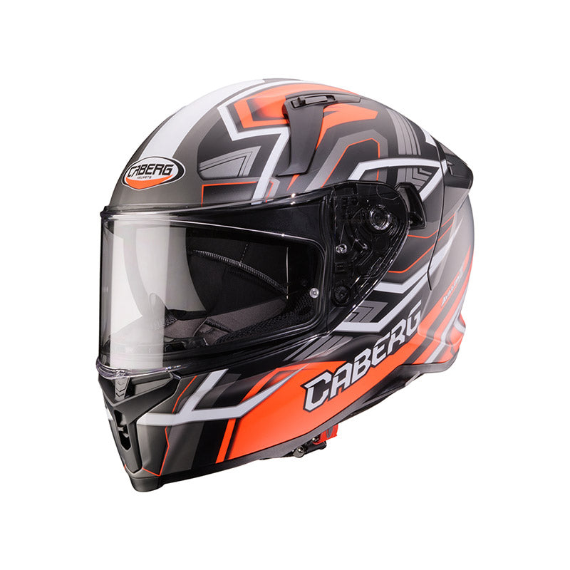 Caberg Avalon X Brama Helmet Red Fluo Anthracite Matt