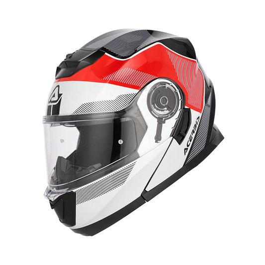 Acerbis Serel 2206 Modular Helmet White Red