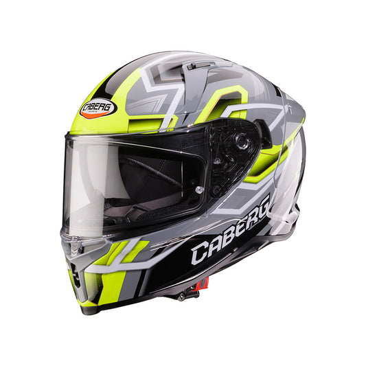 Caberg Avalon X Brama Helmet Grey Yellow